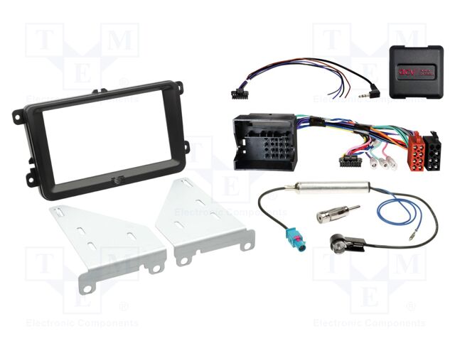 Adapter for control from steering wheel; Seat,VW,Škoda; black