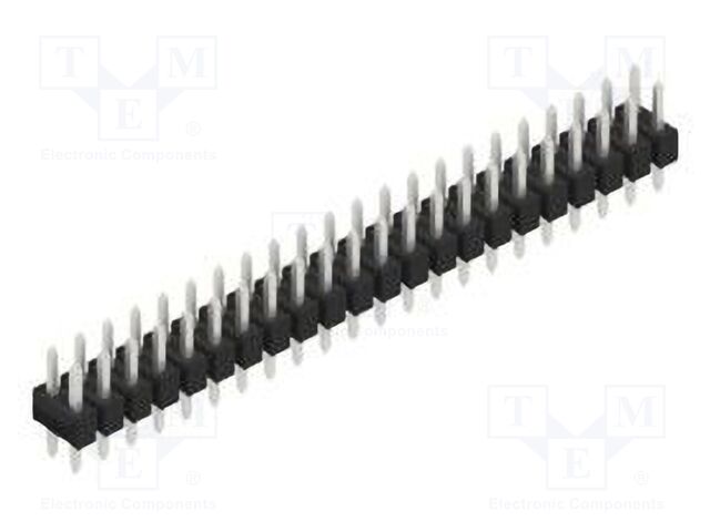 Connector: pin strips; pin header; male; PIN: 44; 2.54mm; THT; 2x22