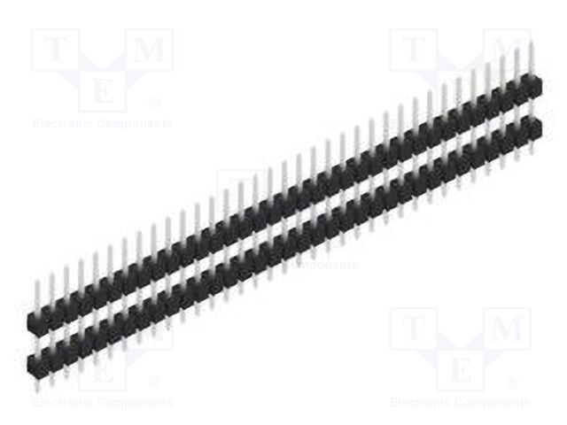 Connector: pin strips; pin header; male; PIN: 35; 2.54mm; THT; 1x35
