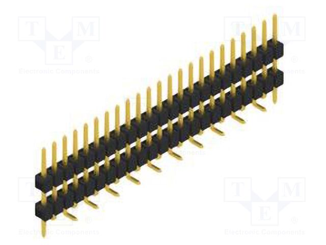 Connector: pin strips; pin header; male; PIN: 23; 2.54mm; SMT; 1x23