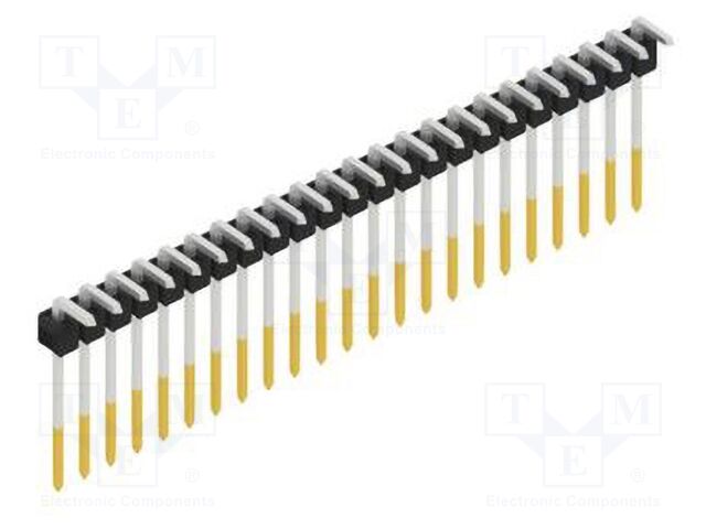 Connector: pin strips; pin header; male; PIN: 23; 2.54mm; THT; 1x23