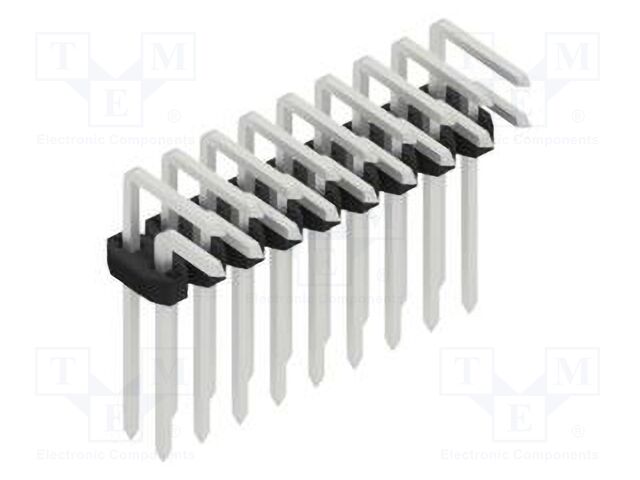 Connector: pin strips; pin header; male; PIN: 18; 2mm; THT; 2x9; 100V