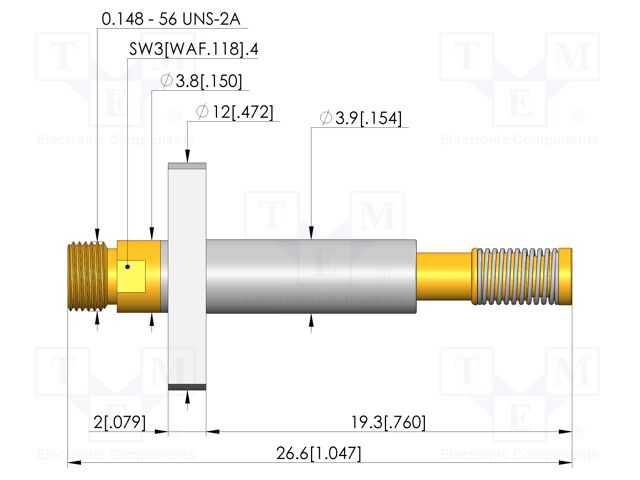 Test needle