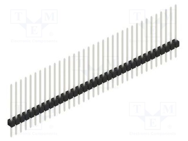 Connector: pin strips; pin header; male; PIN: 35; 2.54mm; THT; 1x35