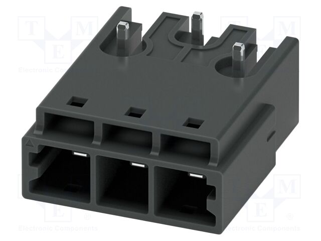 PCB headers, nominal cross section: 4 mm2, color: black, nom