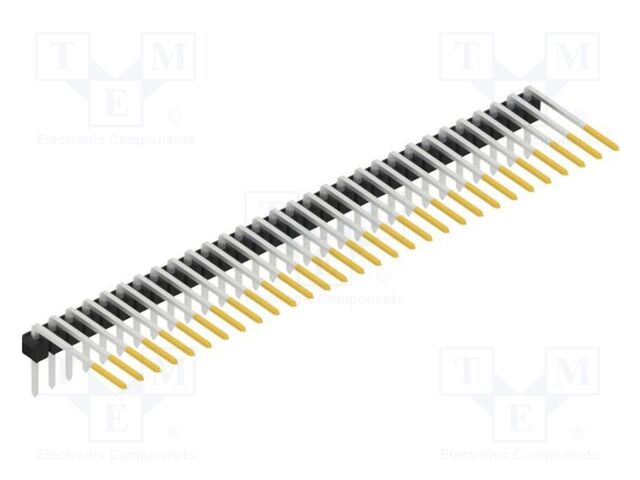 Connector: pin strips; pin header; male; PIN: 30; 2.54mm; THT; 1x30