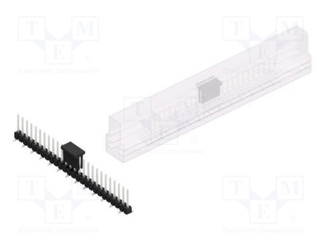 Connector: pin strips; pin header; male; PIN: 26; 2.54mm; SMT; 1x26