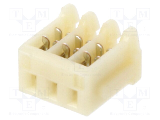 Plug; wire-board; female; SR; 1mm; PIN: 3; IDC; for cable; 50V; 700mA