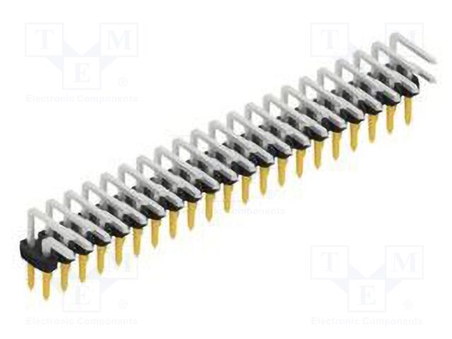 Connector: pin strips; pin header; male; PIN: 42; 2mm; THT; 2x21
