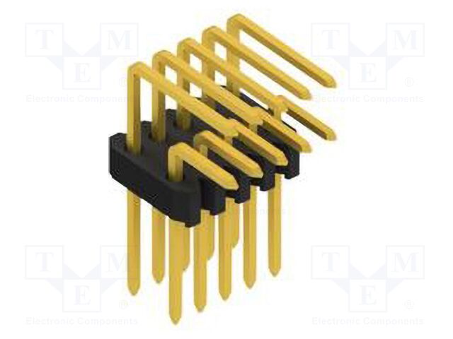 Connector: pin strips; pin header; male; PIN: 10; 1.27mm; THT; 2x5