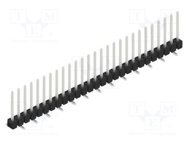 Connector: pin strips; pin header; male; PIN: 27; 2.54mm; SMT; 1x27