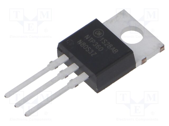 Transistor: N-MOSFET; unipolar; 800V; 13A; Idm: 32.5A; 96W; TO220-3