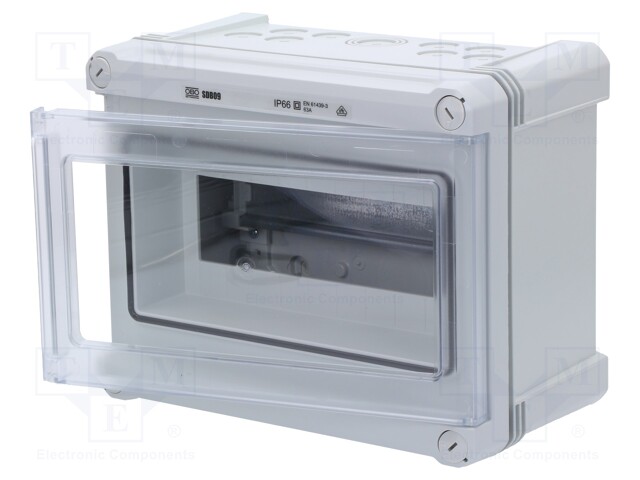 Enclosure: for modular components; IP66; Mounting: wall mount