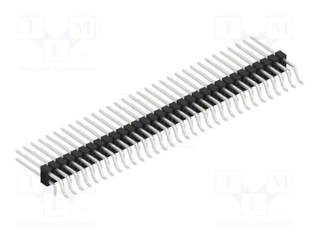 Connector: pin strips; pin header; male; PIN: 64; 2.54mm; SMT,THT