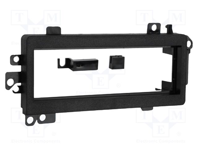 Radio frame; 1 DIN; black