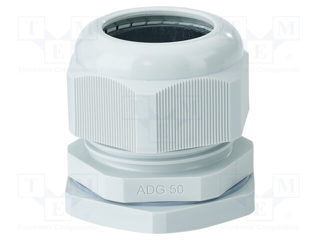 Cable gland; M50; 1.5; IP66; polyamide; light grey