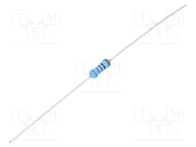 Resistor: thin film; THT; 511Ω; 600mW; ±5%; Ø2.5x6.5mm; 50ppm/°C