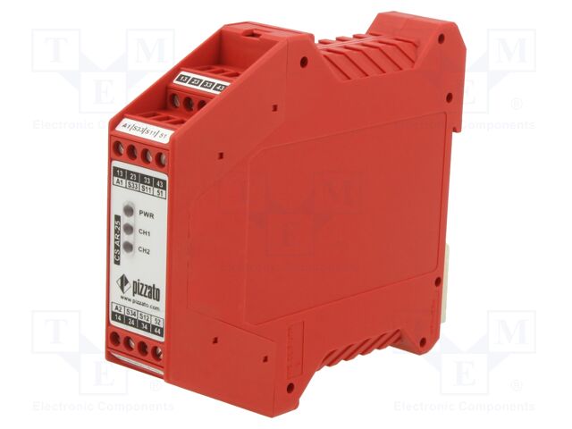 Module: safety relay; Series: CS; Mounting: DIN; -25÷55°C; 24VDC