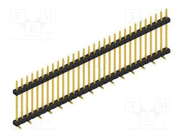 Connector: pin strips; pin header; male; PIN: 30; 2mm; SMT; 1x30