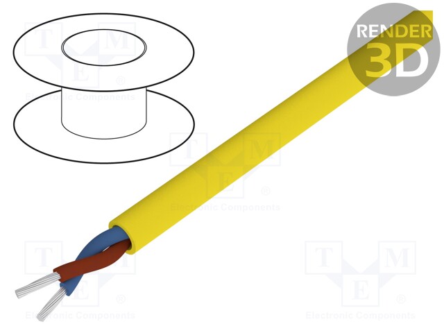 Wire; ÖLFLEX® 540 P; 2x2,5mm2; unshielded; 450/750V; PUR; Cu