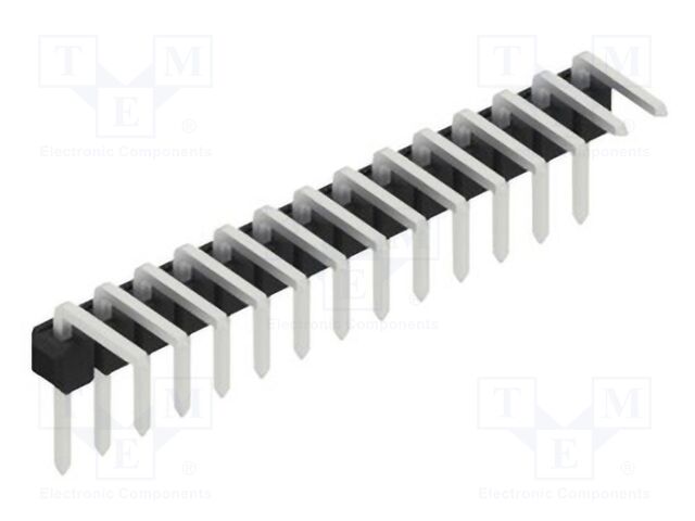 Connector: pin strips; pin header; male; PIN: 14; 2.54mm; THT; 1x14