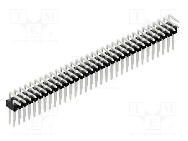 Connector: pin strips; pin header; male; PIN: 64; 2.54mm; THT; 2x32