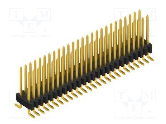 Connector: pin strips; pin header; male; PIN: 52; 1.27mm; SMT; 2x26
