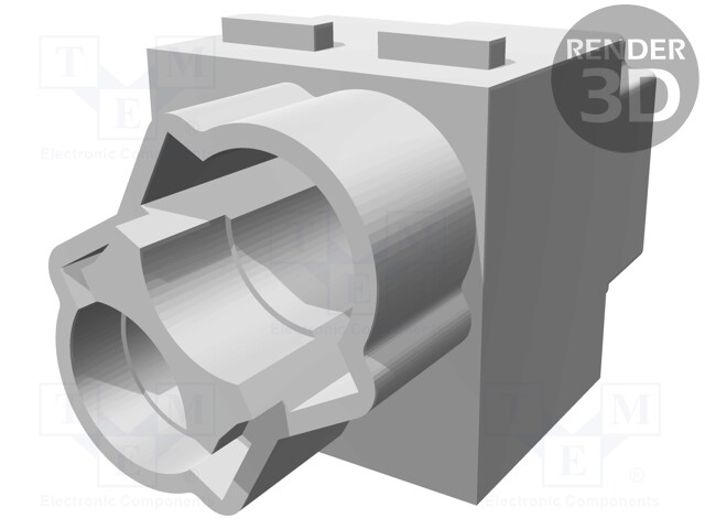 Connector: rectangular; module; female; Han Modular 100A; PIN: 2