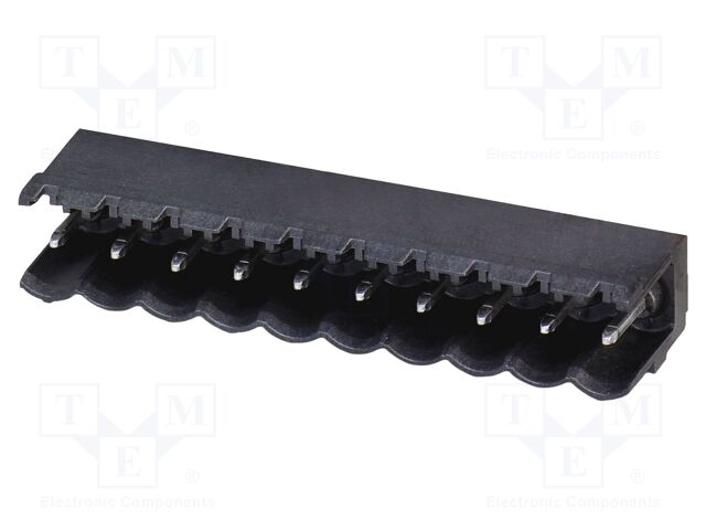 PCB headers, nominal cross section: 2.5 mm?, color: black, n