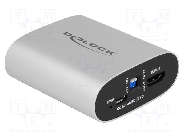 Extractor; HDMI 2.0,High Speed; Out: HDMI socket x2; grey