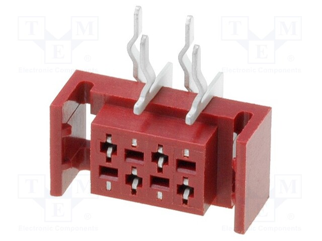Socket; wire-board; female; PIN: 4; THT; on PCBs; 30V; 1A; -40÷105°C