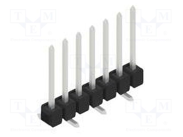 Connector: pin strips; pin header; male; PIN: 7; 2.54mm; SMT; 1x7