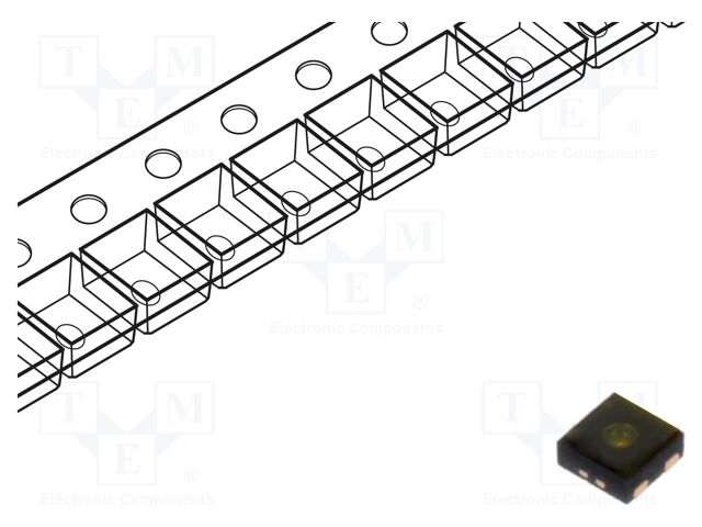 Sensor: temperature and humidity; 0÷100%RH; -40÷125°C; DFN4; SHT