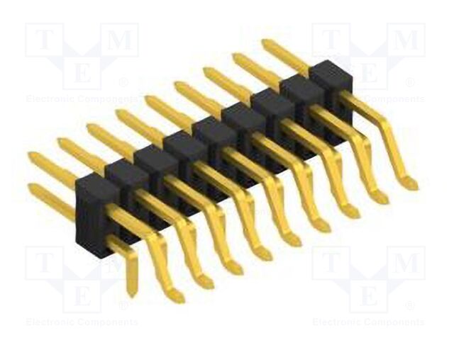 Connector: pin strips; pin header; male; PIN: 18; 2.54mm; SMT,THT