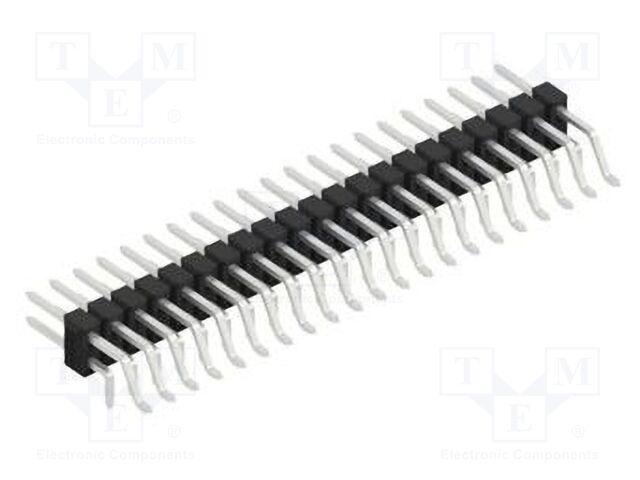 Connector: pin strips; pin header; male; PIN: 42; 2.54mm; SMT,THT
