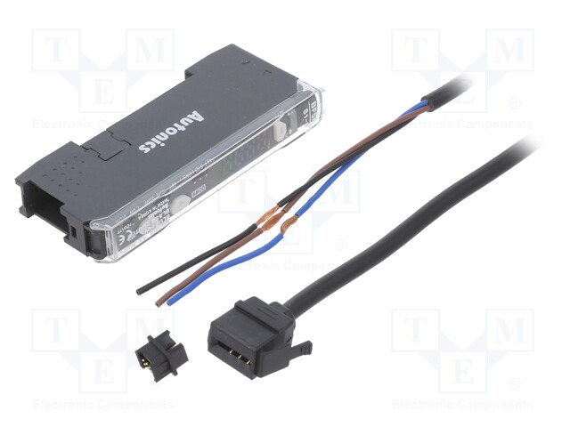 Sensor: optical fiber amplifier; PNP; IP40; Connection: lead 2m