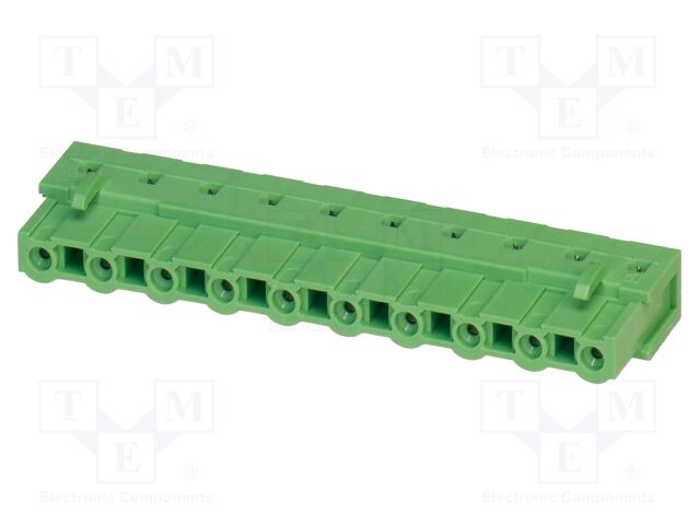 PCB headers, nominal cross section: 2.5 mm?, color: green, n