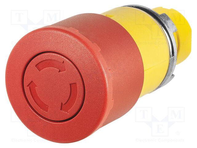 Switch: emergency stop; 22mm; Stabl.pos: 2; red; none; IP65; 46