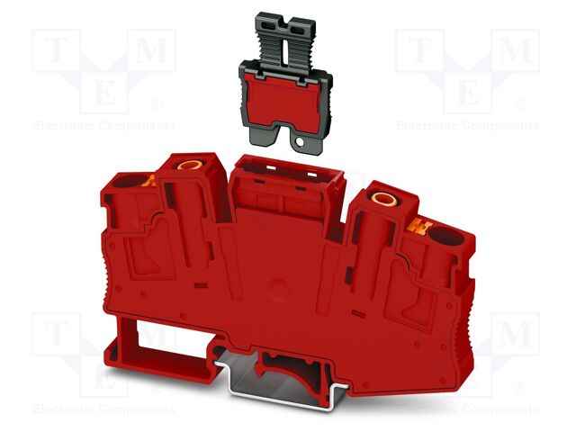 Splice terminal: rail; 32A; 1kV; push-in; PA; L: 63.1mm; 0.5÷10mm2