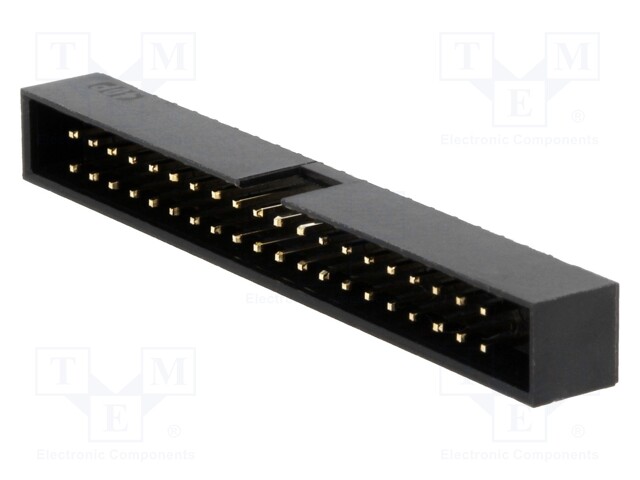 Socket; IDC; male; PIN: 40; straight; THT; gold-plated; 2mm
