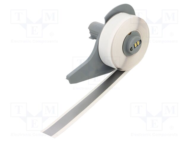 Tape; 12.7mm; 15.24m; grey; self-adhesive; -40÷82°C