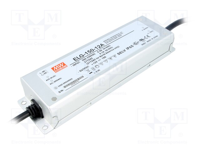 Power supply: switched-mode; LED; 150.2W; 48VDC; 43.2÷52.8VDC