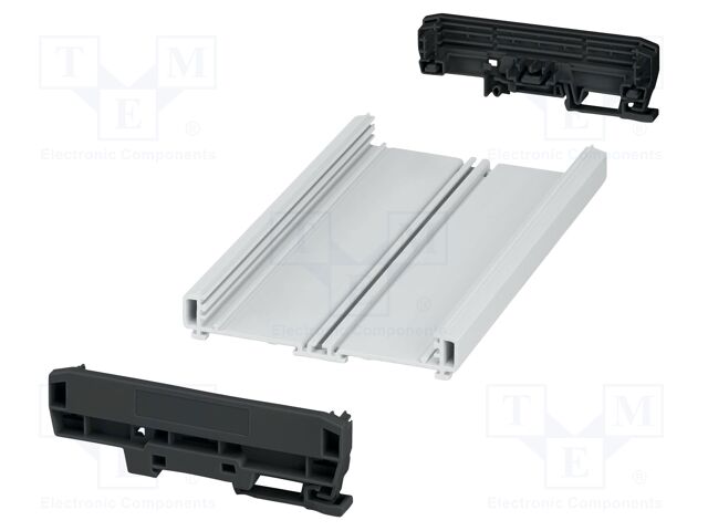 Enclosure: for DIN rail mounting; Y: 127.8mm; X: 203.8mm; UL94V-0