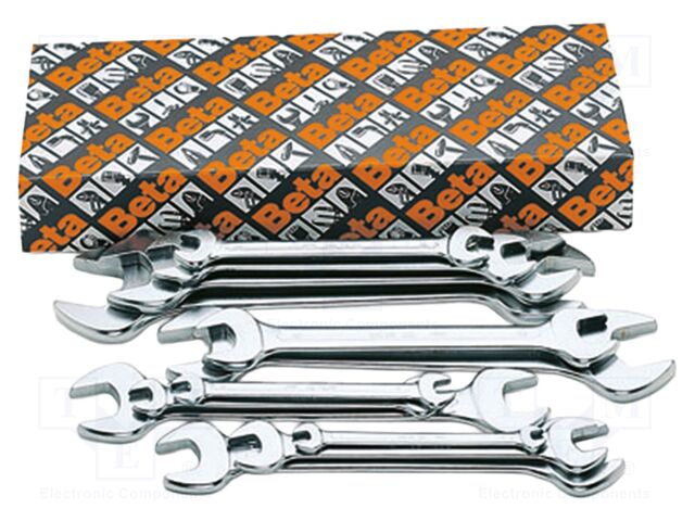 Wrench-set; double-sided,spanner; 13pcs.