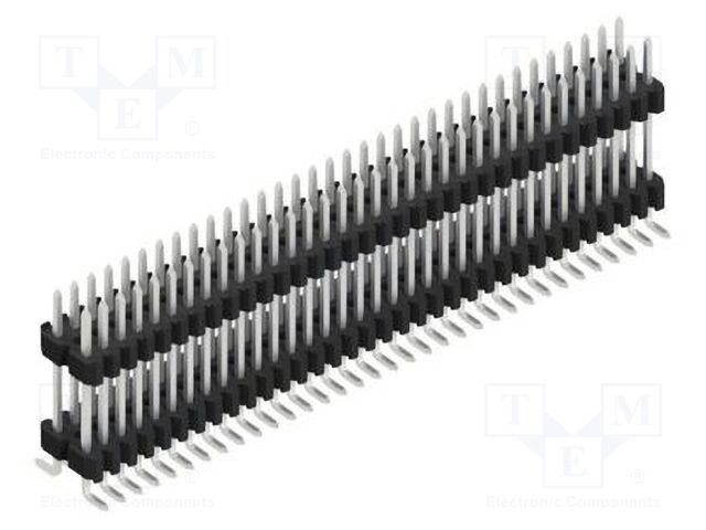 Connector: pin strips; pin header; male; PIN: 68; 1.27mm; SMT; 2x34