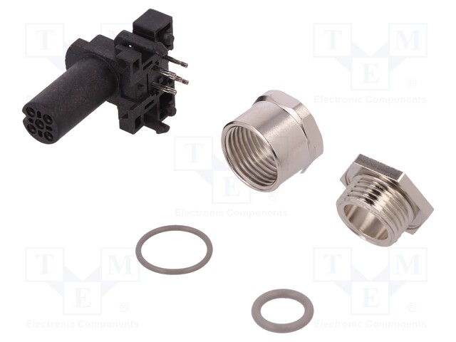 Socket; M12; PIN: 5; female; A code-DeviceNet / CANopen; THT; IP67