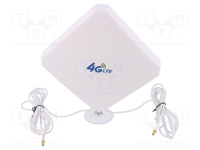 Antenna; LTE; 20dBi; Mounting: for wall mounting; 50Ω; TS9