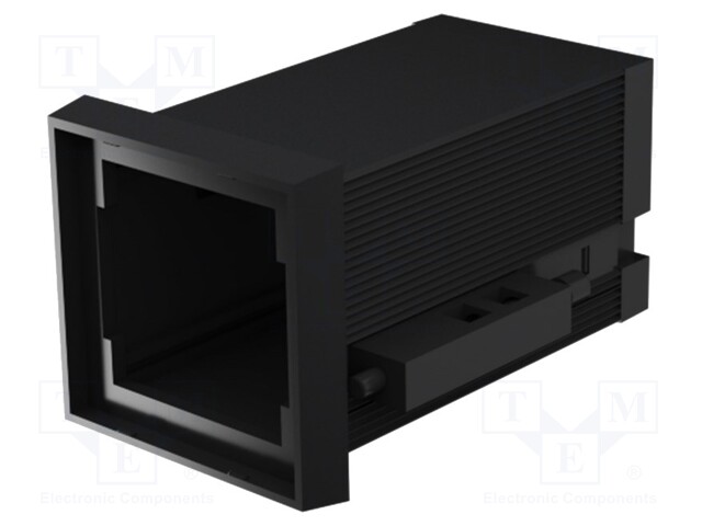Enclosure: panel; X: 48mm; Y: 48mm; Z: 75mm; ABS + PC,PPO; black