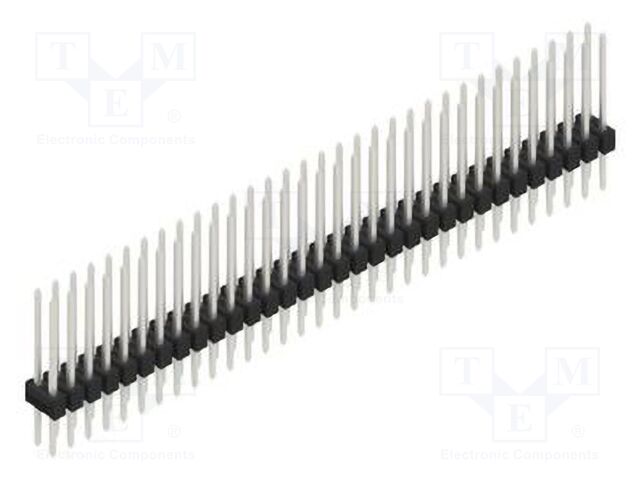 Connector: pin strips; pin header; male; PIN: 64; 2.54mm; THT; 2x32