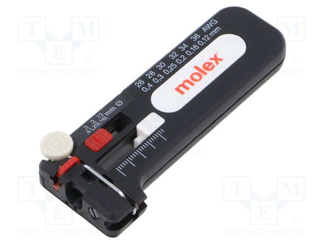 Stripping tool; 0.12÷0.4mm; Wire: round